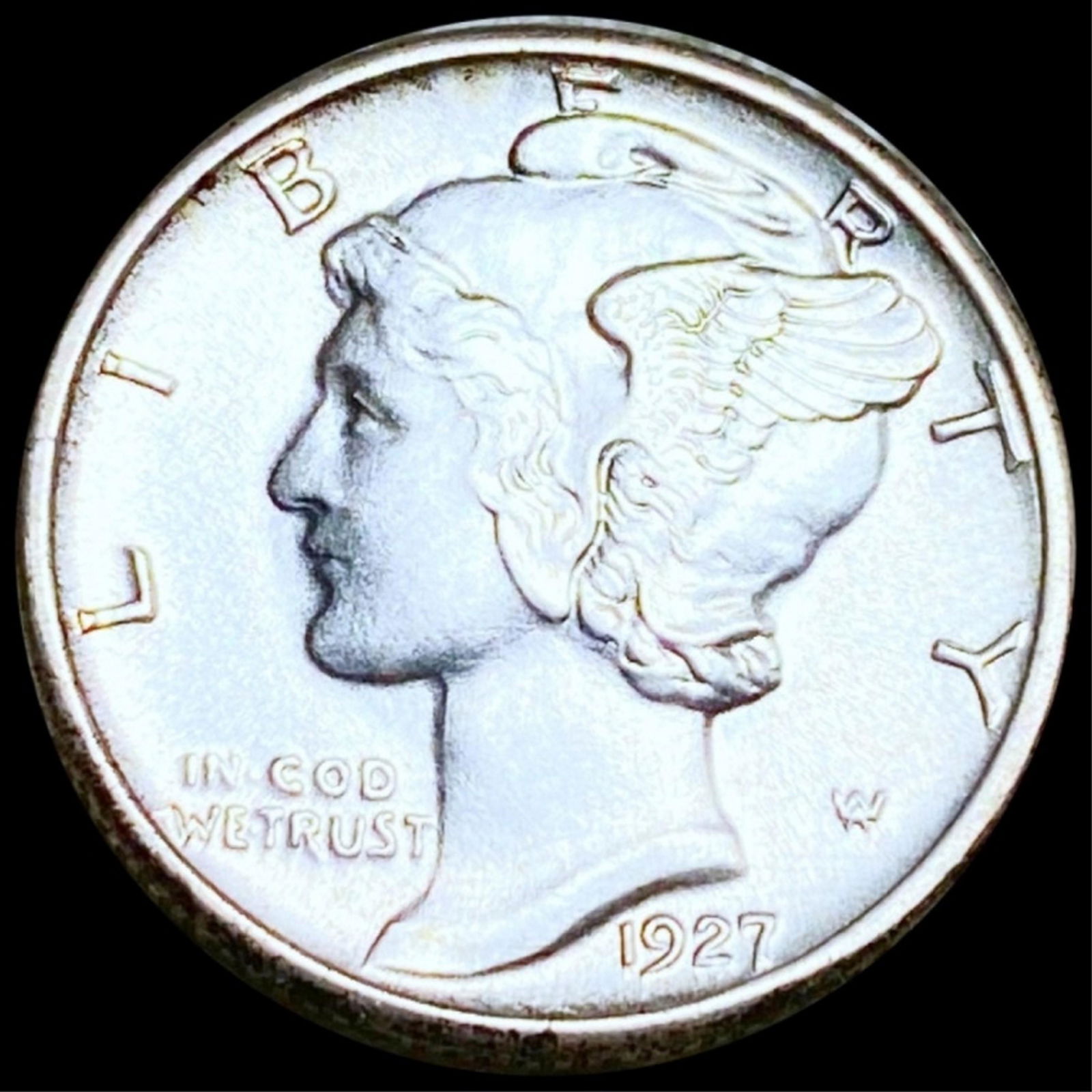 1927-D Mercury Silver Dime UNCIRCULATED (1 of 2)