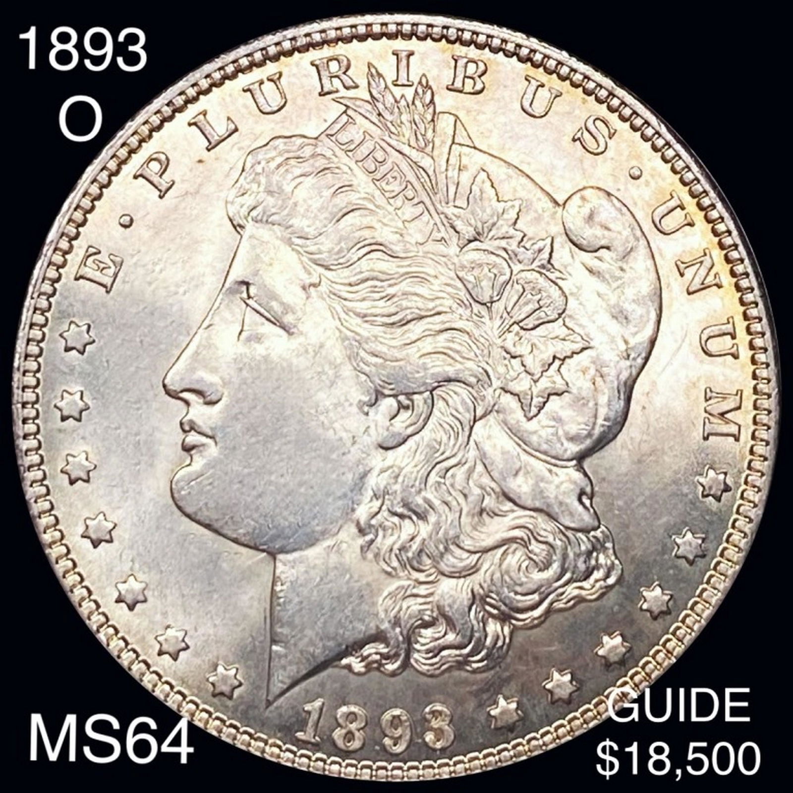 1893-O Morgan Silver Dollar CHOICE BU (1 of 2)