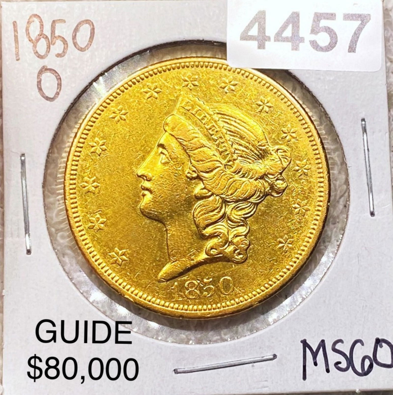 1850-O $20 Gold Double Eagle UNCIRCULATED (1 of 2)