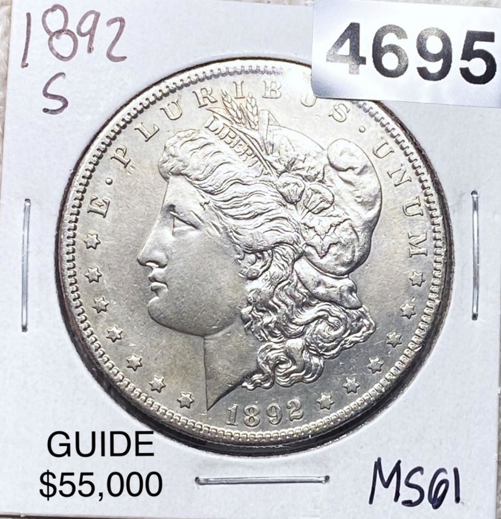 1892-S Morgan Silver Dollar UNCIRCULATED (1 of 2)
