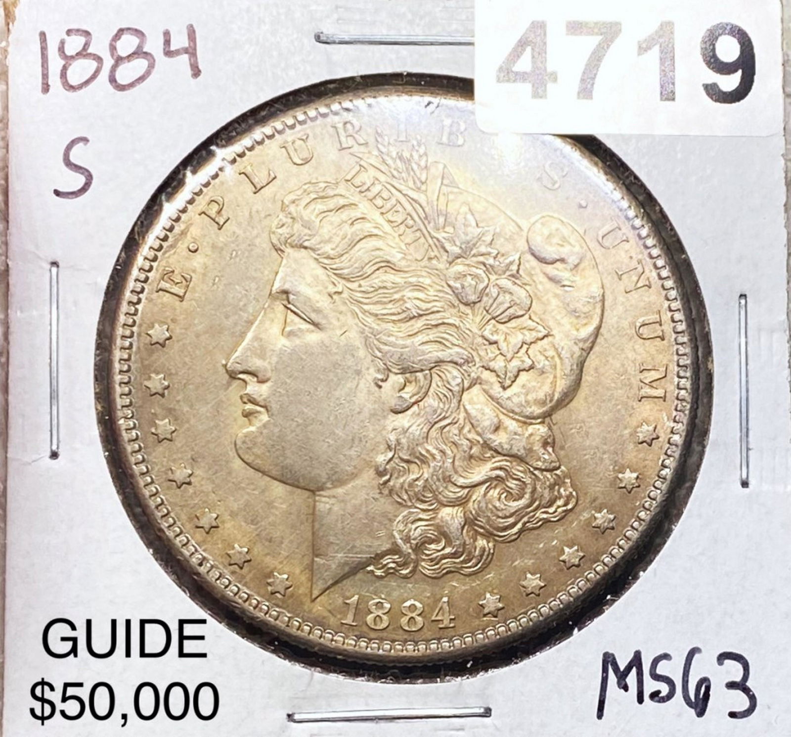 1884-S Morgan Silver Dollar CHOICE BU (1 of 2)