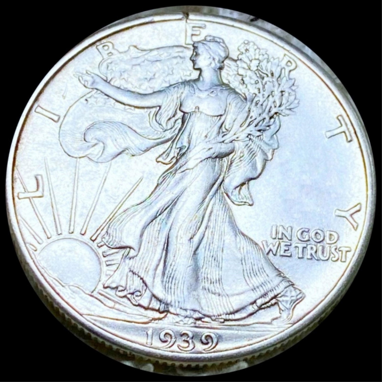 1939 Walking Liberty Half Dollar FH UNCIRCULATED (1 of 2)