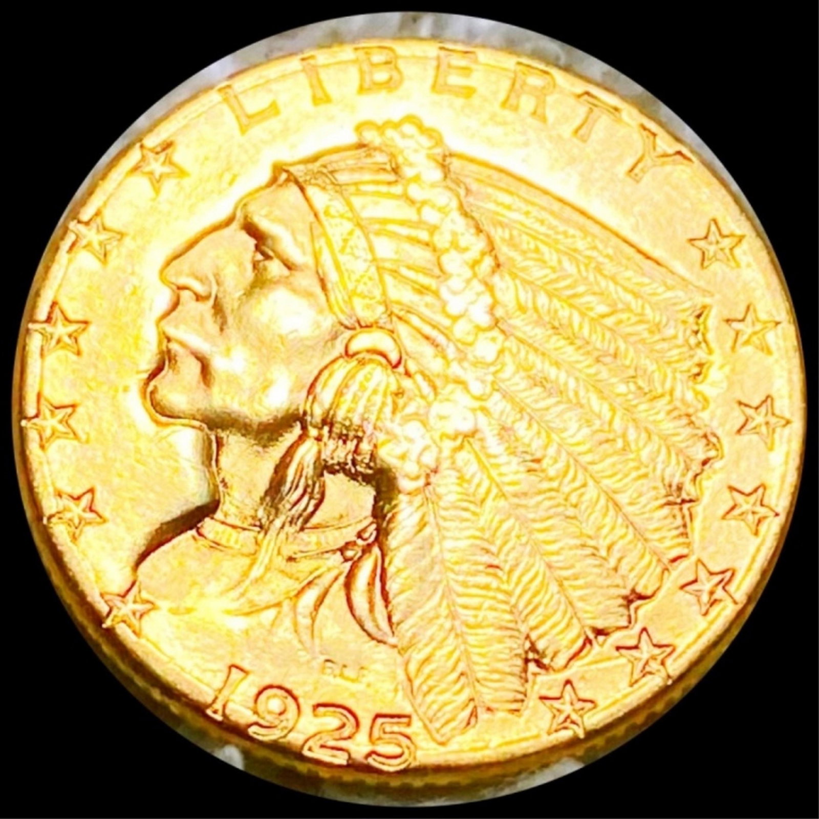 1925 $2.50 Gold Quarter Eagle UNCIRCULATED (1 of 2)