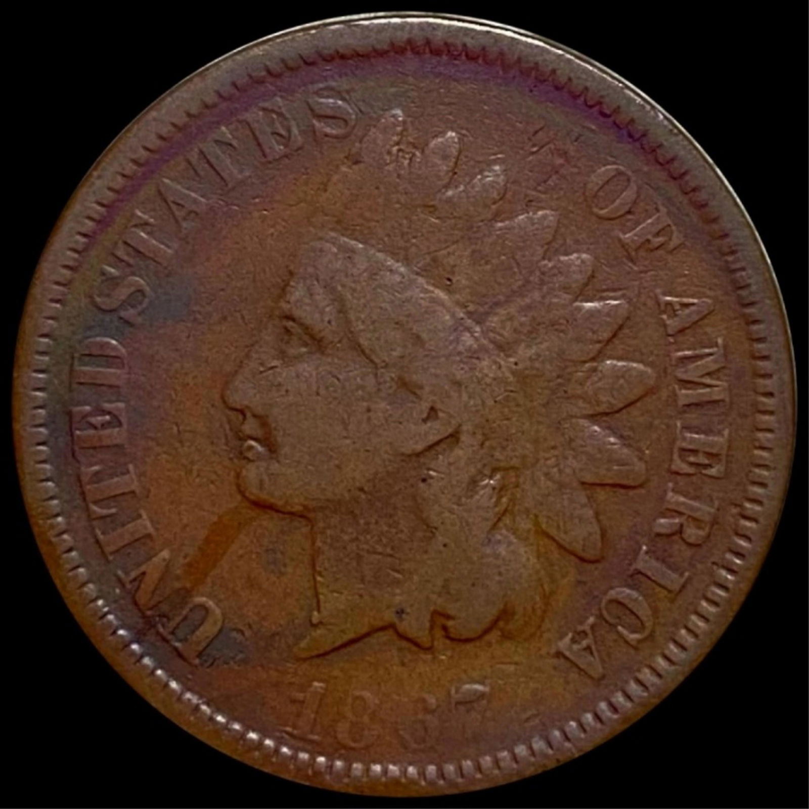 1867 Indian Head Penny NEARLY UNCIRCULATED (1 of 2)