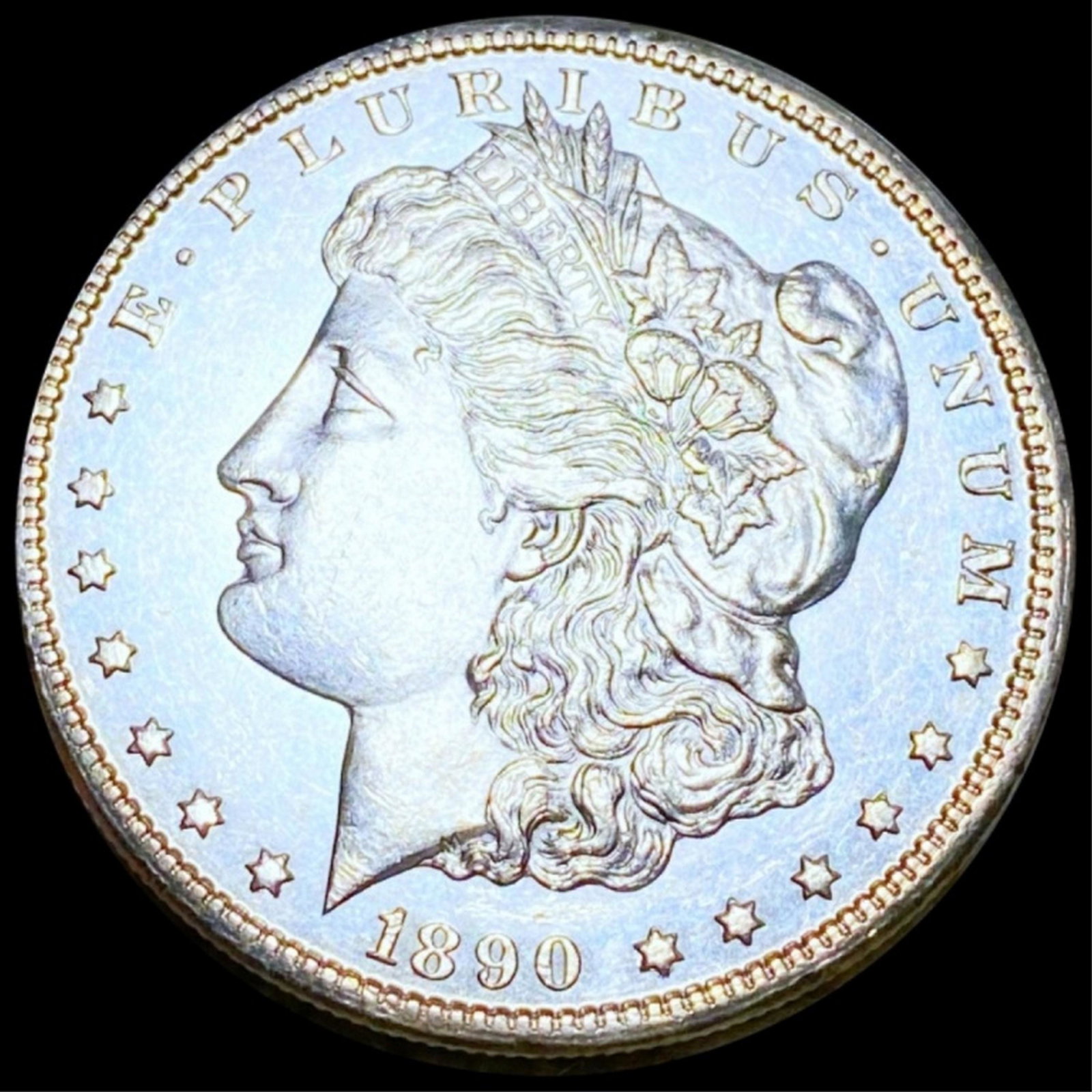1890-CC Morgan Silver Dollar UNCIRCULATED (1 of 2)
