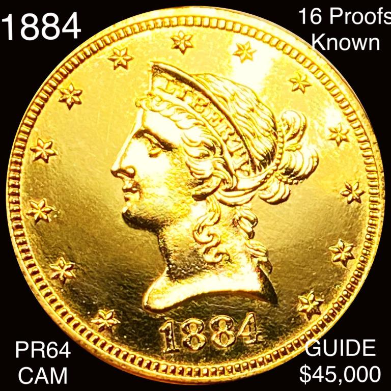 1884 $10 Gold Eagle CHOICE PROOF CAM (1 of 2)