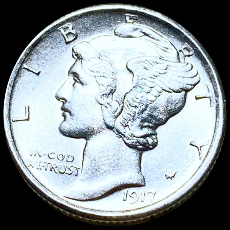 1917 Mercury Silver Dime UNCIRCULATED (1 of 2)