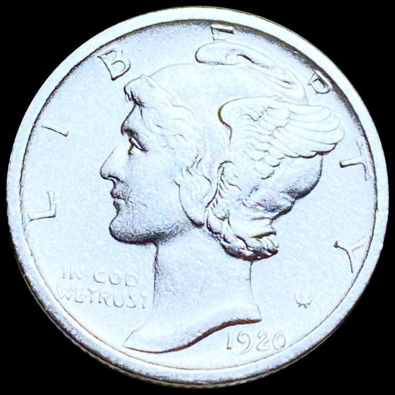 1920-D Mercury Silver Dime UNCIRCULATED (1 of 2)