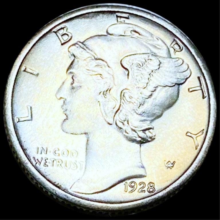 1928-S Mercury Silver Dime UNCIRCULATED (1 of 2)