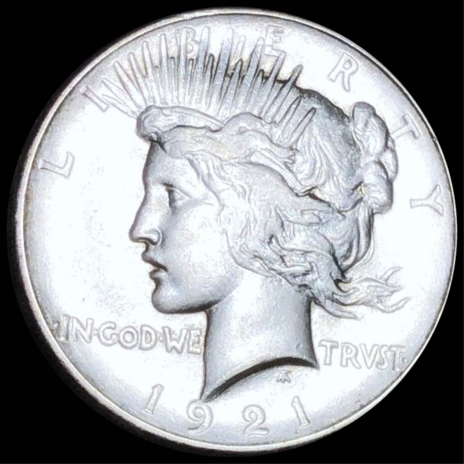 1921 Silver Peace Dollar CLOSELY UNCIRCULATED (1 of 2)