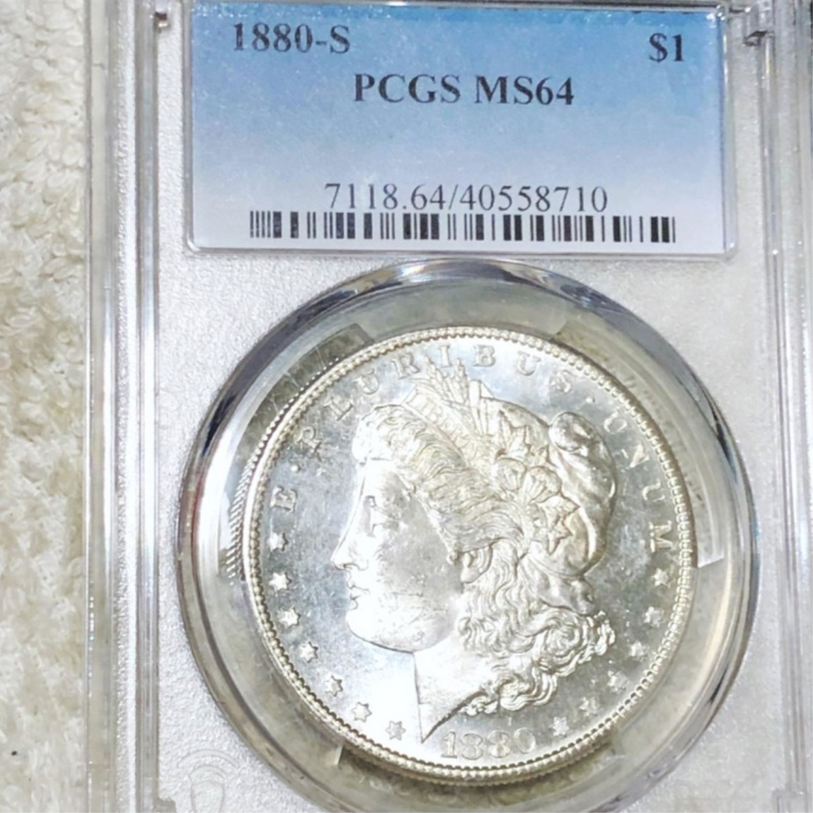 1880-S Morgan Silver Dollar PCGS - MS64 (1 of 2)