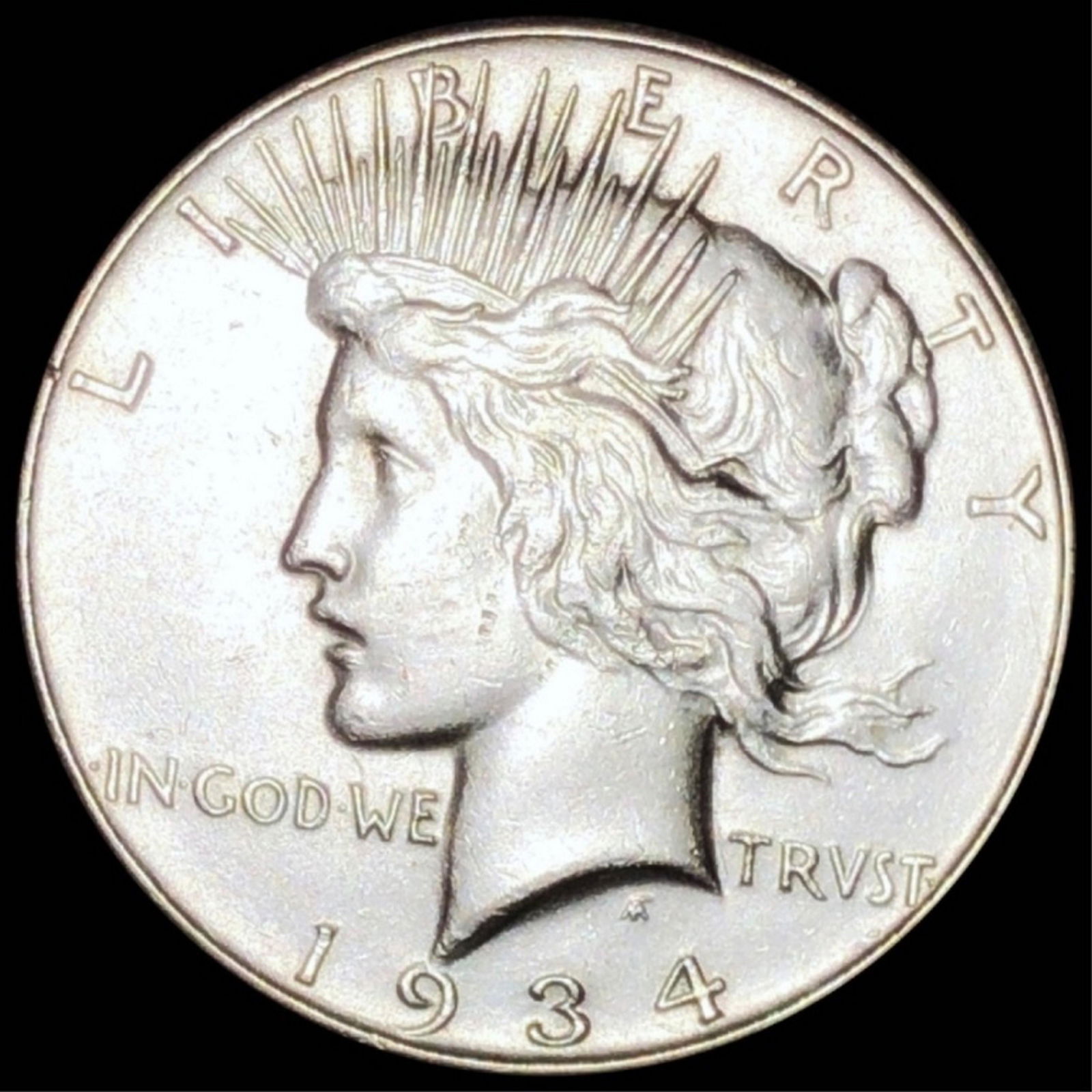 1934-S Silver Peace Dollar CLOSELY UNCIRCULATED (1 of 2)