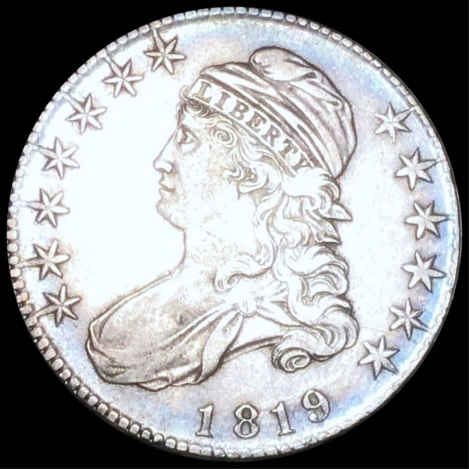 1819 Capped Bust Half Dollar UNCIRCULATED (1 of 2)