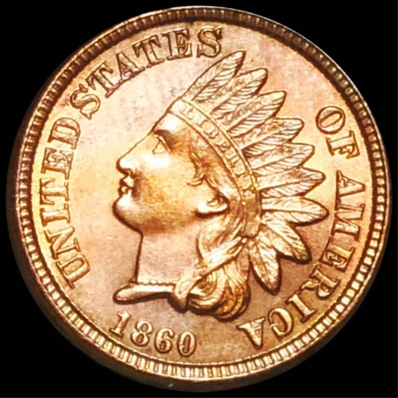 1860 Indian Head Penny UNCIRCULATED (1 of 2)