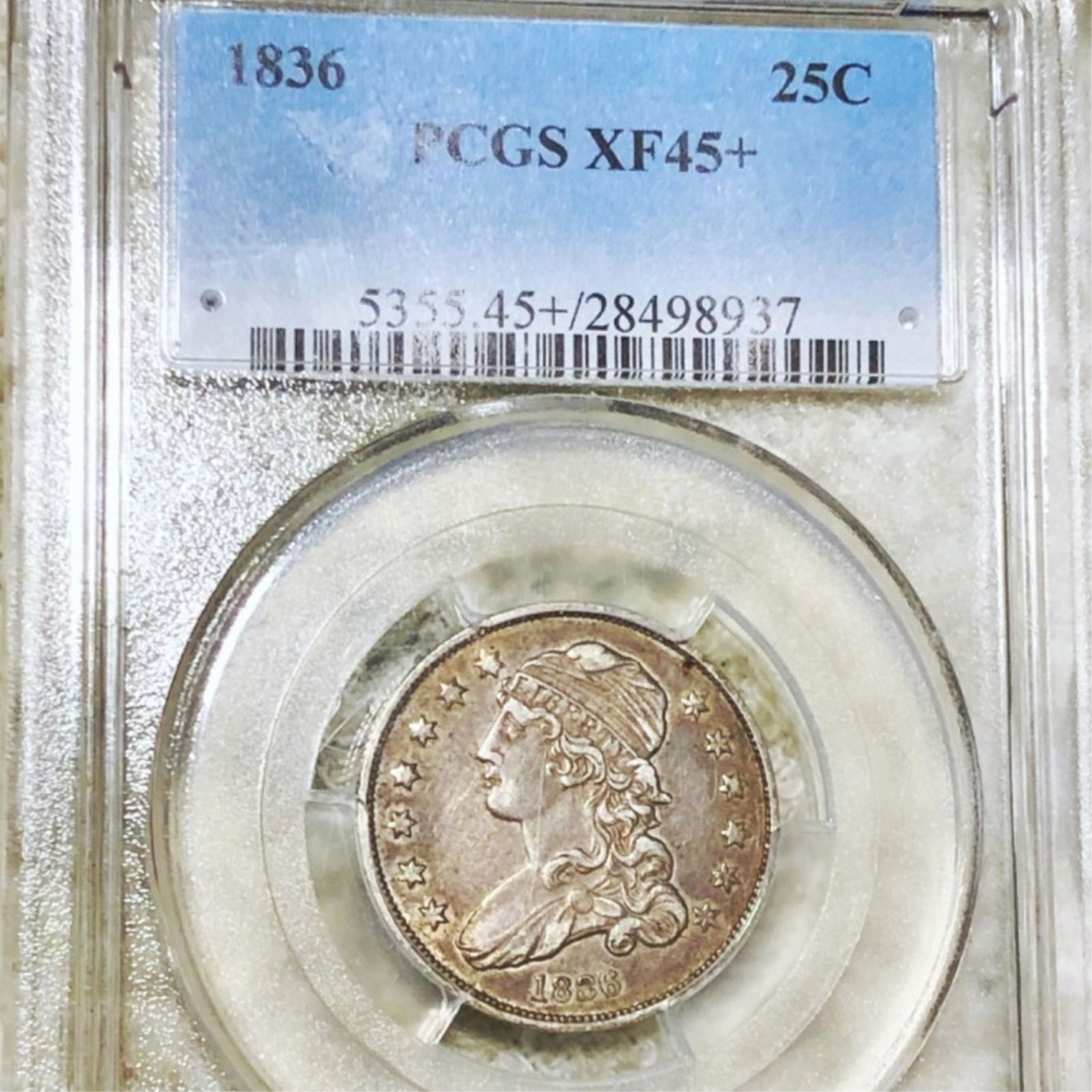 1836 Capped Bust Quarter PCGS - XF45+ (1 of 2)