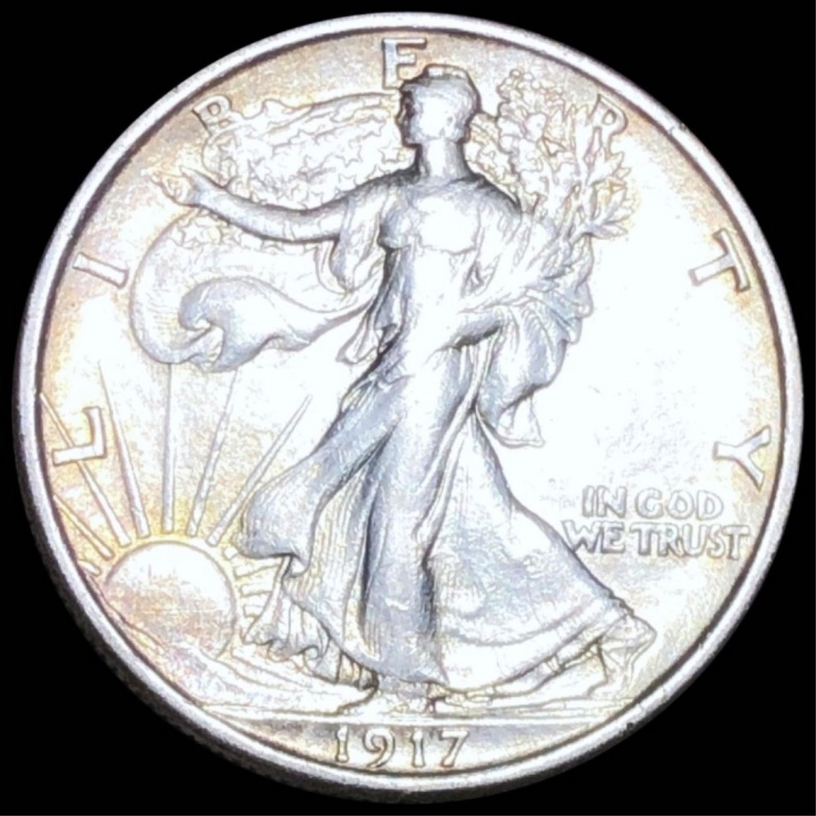 1917 Walking Half Dollar FH UNCIRCULATED (1 of 2)