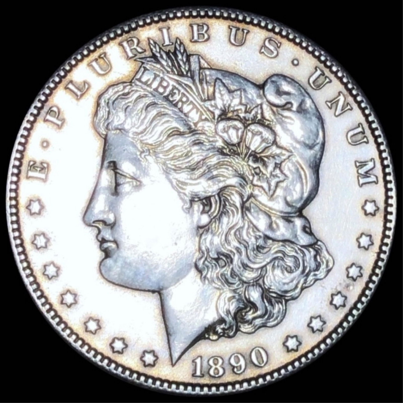 1890-CC Morgan Silver Dollar UNCIRCULATED (1 of 2)