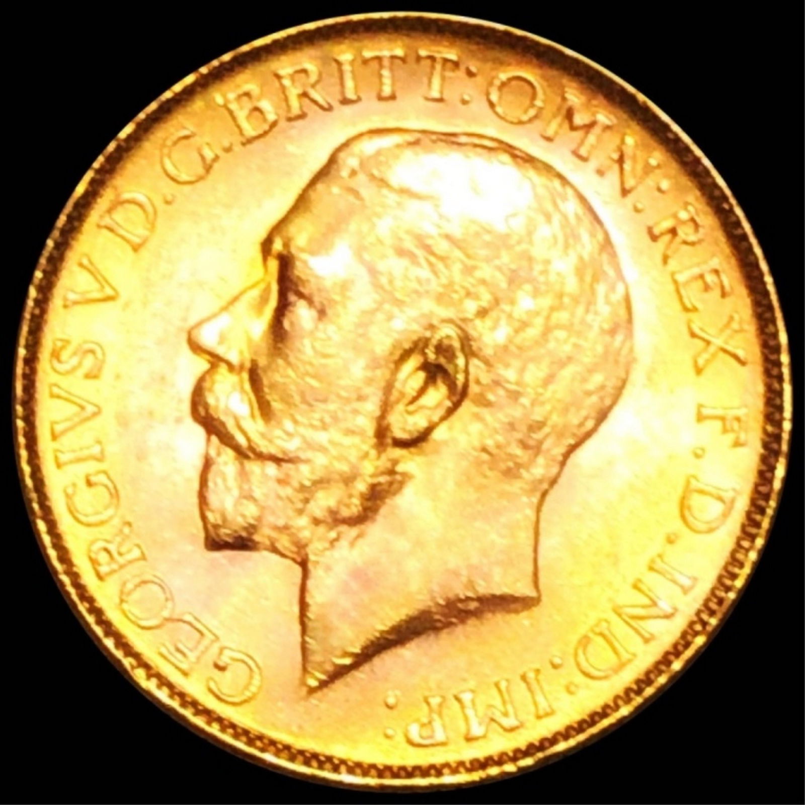 1918 British Gold Soverign UNCIRCULATED (1 of 2)