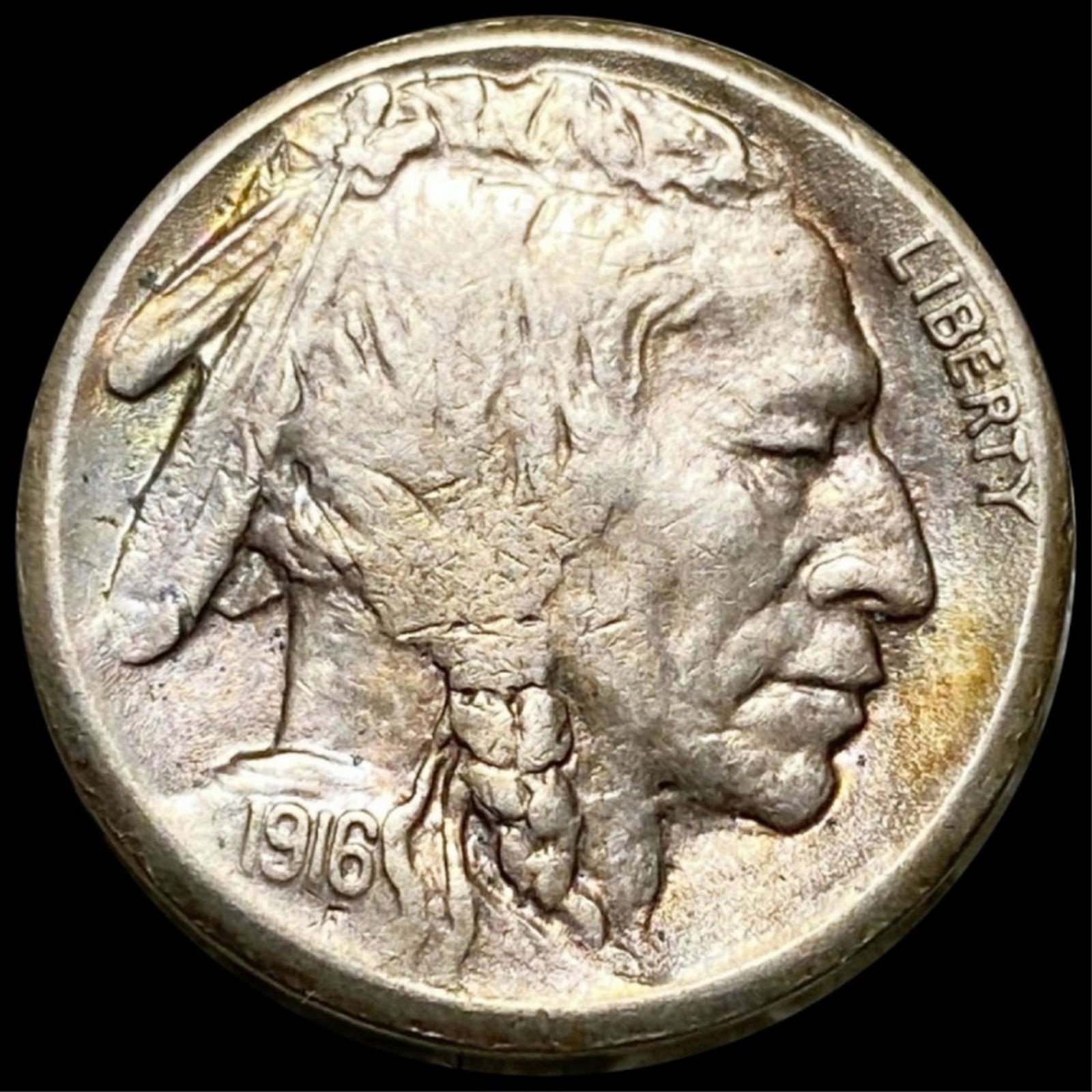 1916-S Buffalo Head Nickel NEARLY UNCIRCULATED (1 of 2)