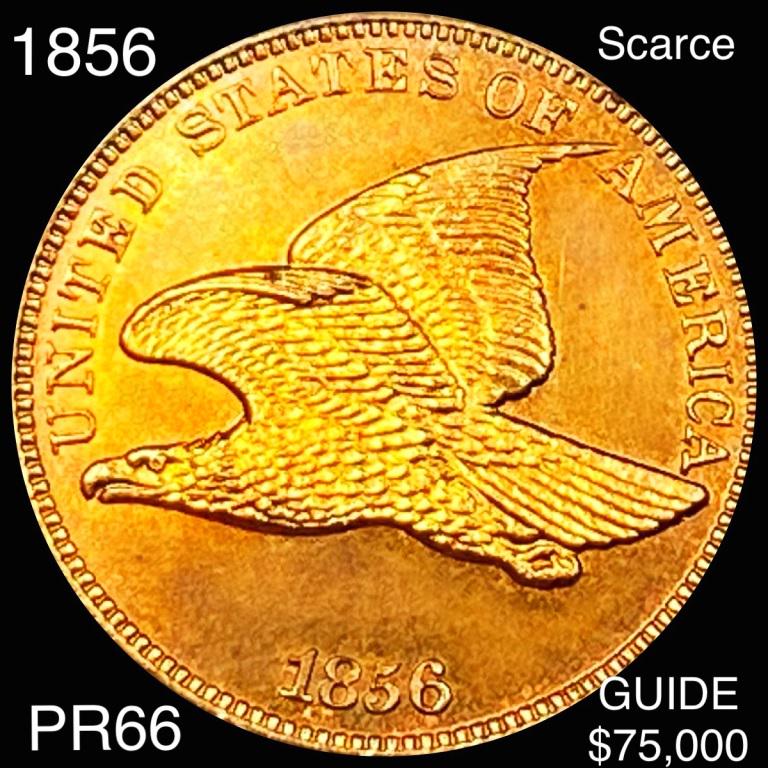 1856 Flying Eagle Cent SUPERB GEM PROOF (1 of 2)