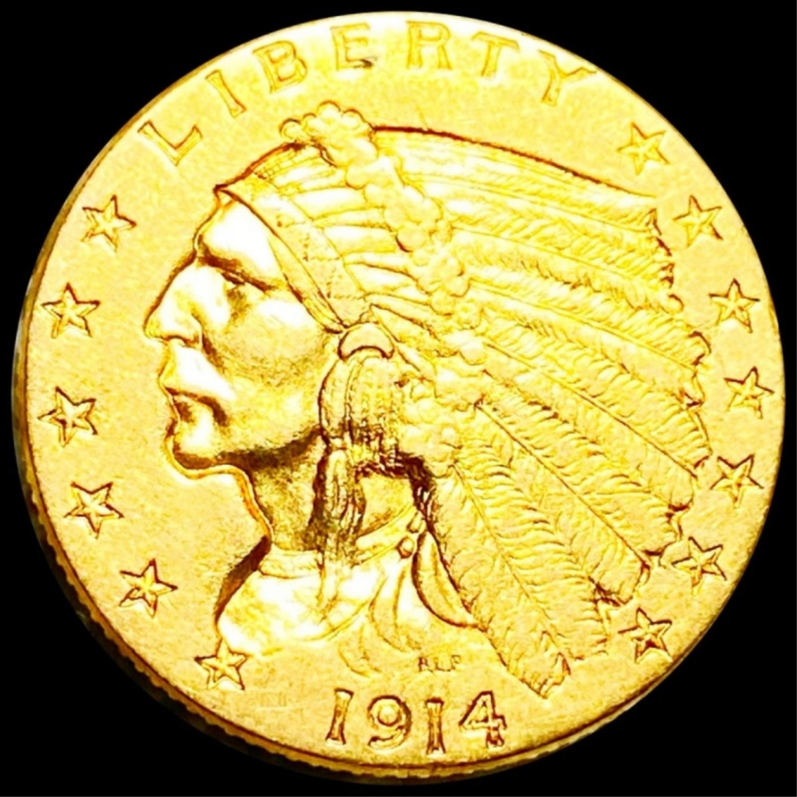 1914 $2.50 Gold Quarter Eagle UNCIRCULATED (1 of 2)