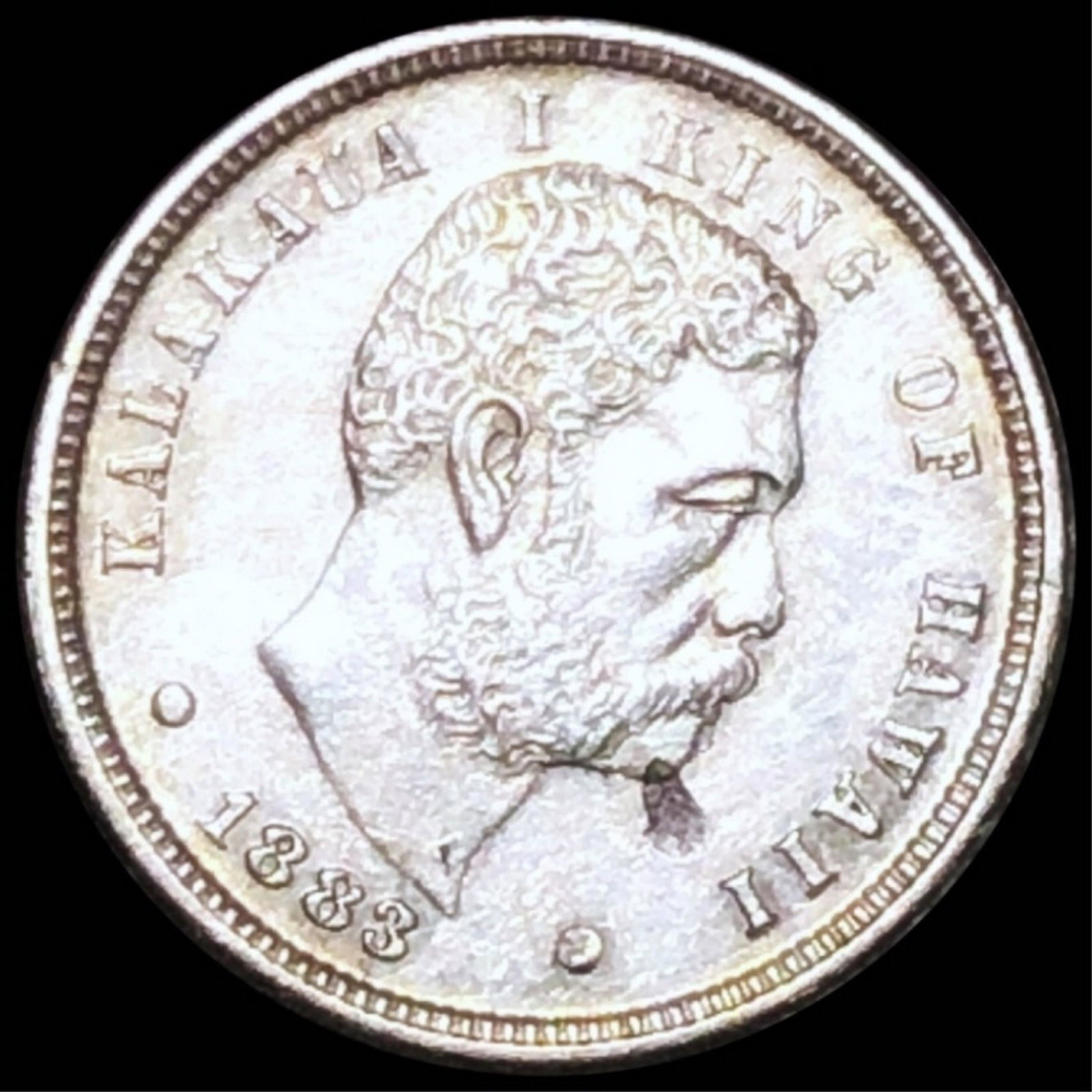 1883 Hawaii Silver Dime CLOSELY UNCIRCULATED: 1883 Hawaii Silver Dime CLOSELY UNCIRCULATED