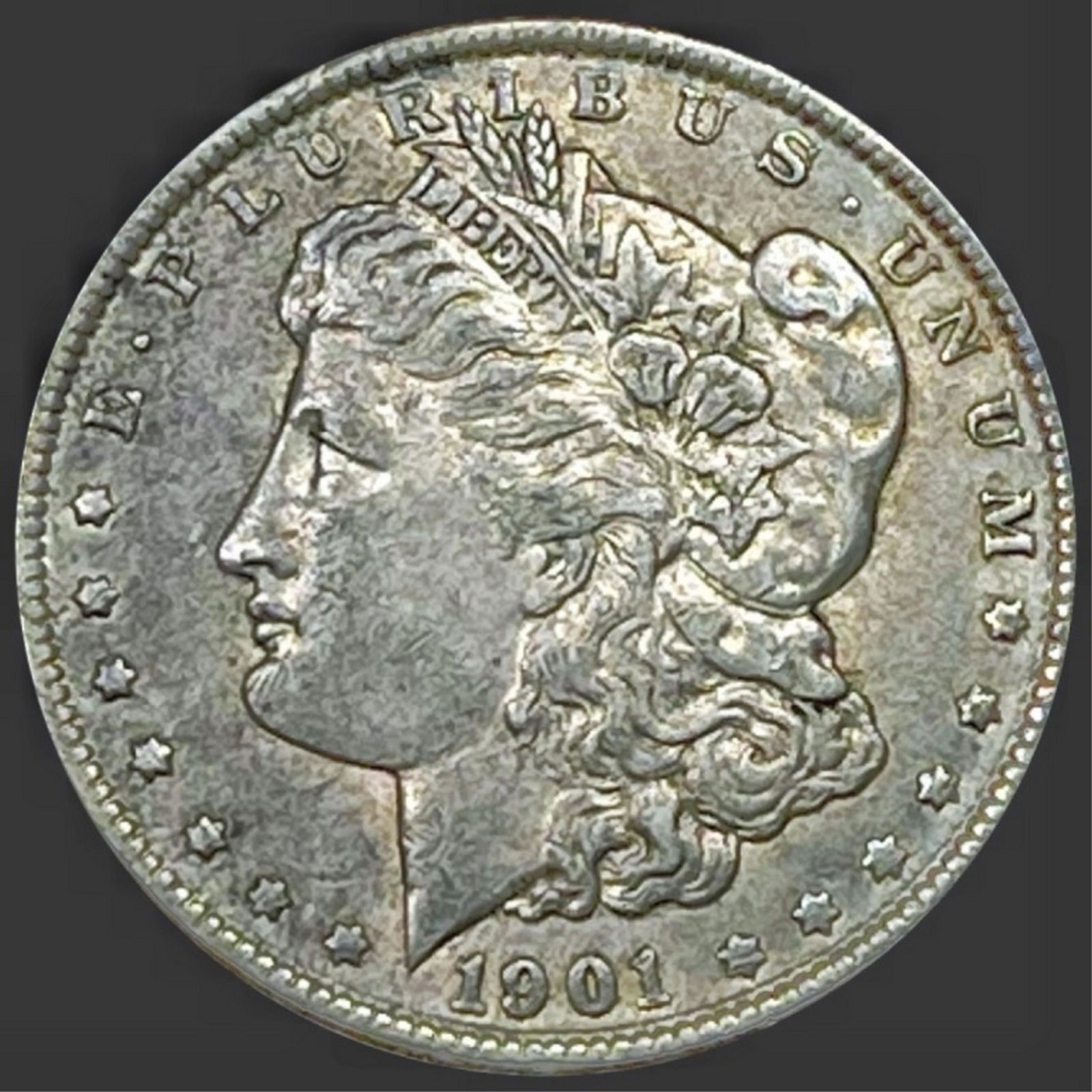 1901 Morgan Silver Dollar NEARLY UNCIRCULATED (1 of 2)