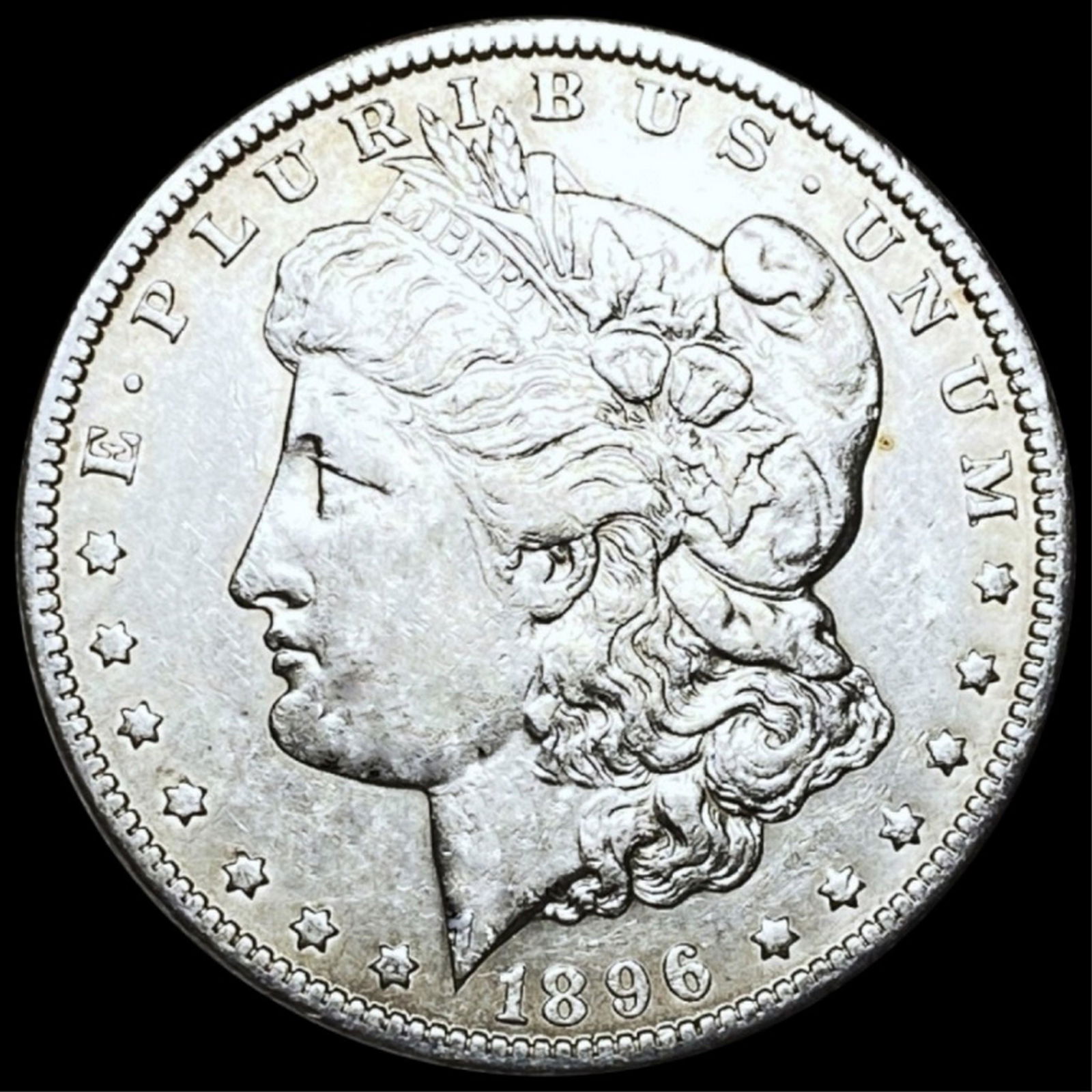 1896-O Morgan Silver Dollar NEARLY UNCIRCULATED (1 of 2)