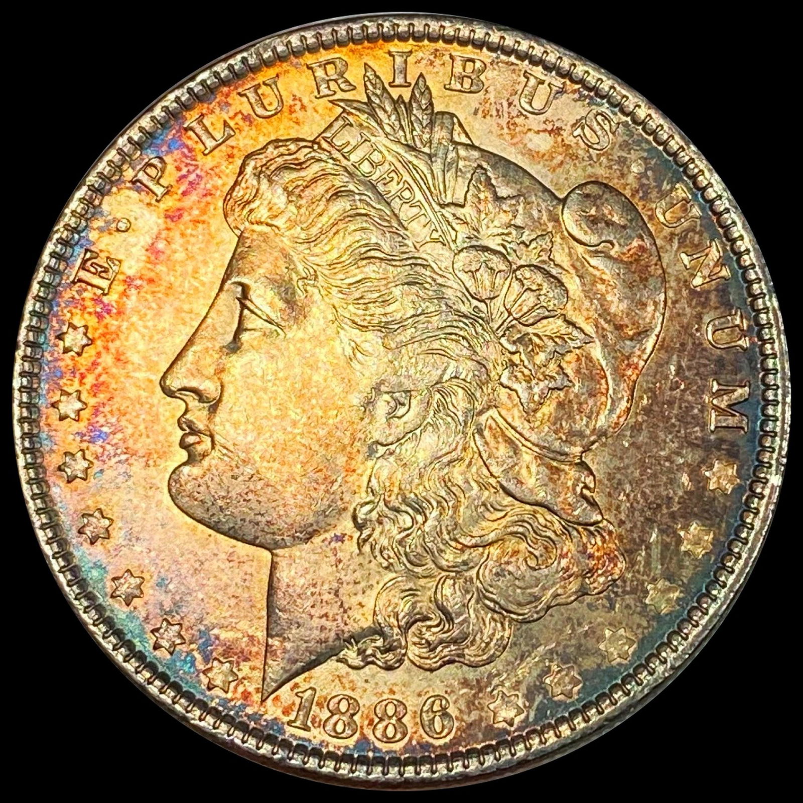 1886 Morgan Silver Dollar UNCIRCULATED: 1886 Morgan Silver Dollar UNCIRCULATED