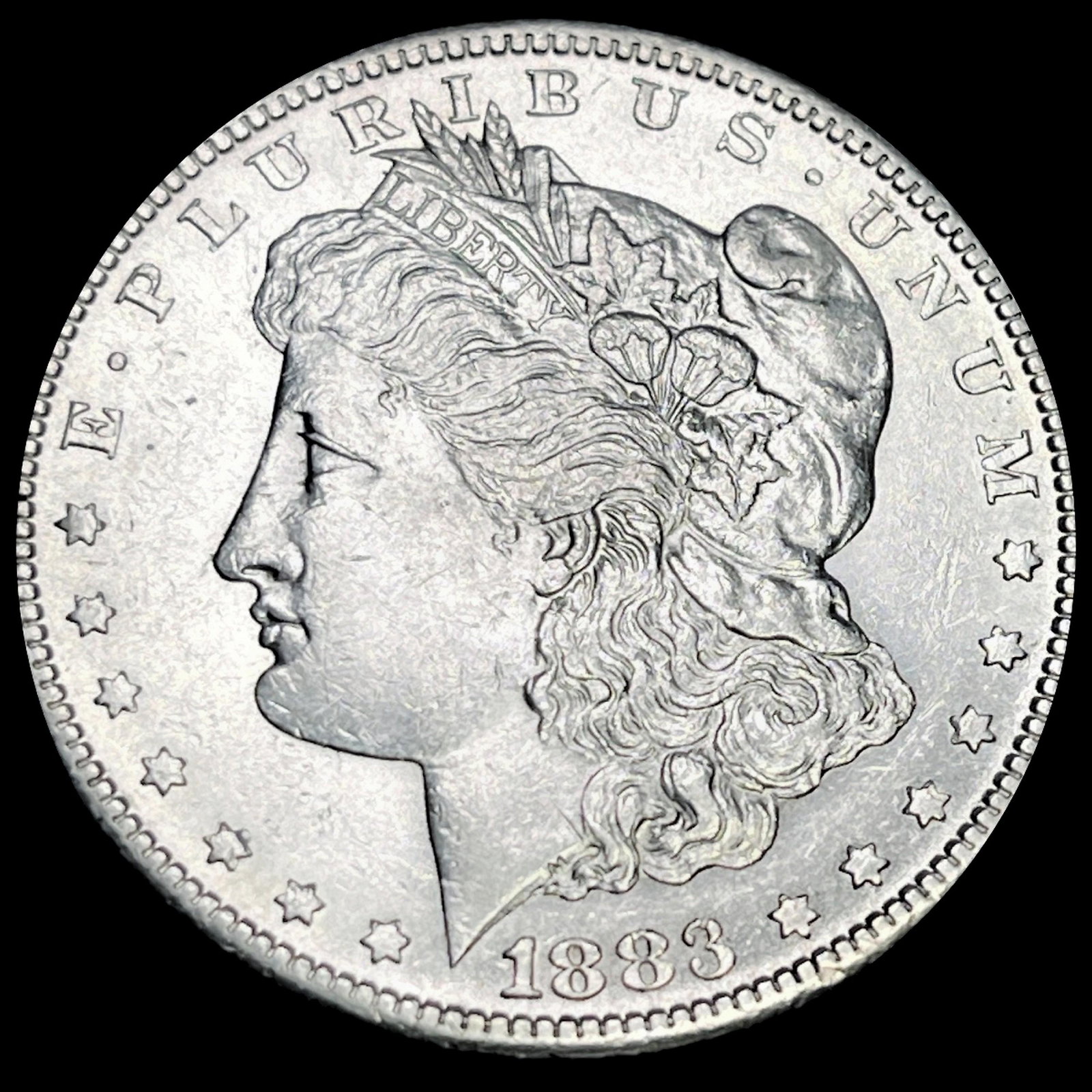 1883-S Morgan Silver Dollar CLOSELY UNCIRCULATED: 1883-S Morgan Silver Dollar CLOSELY UNCIRCULATED