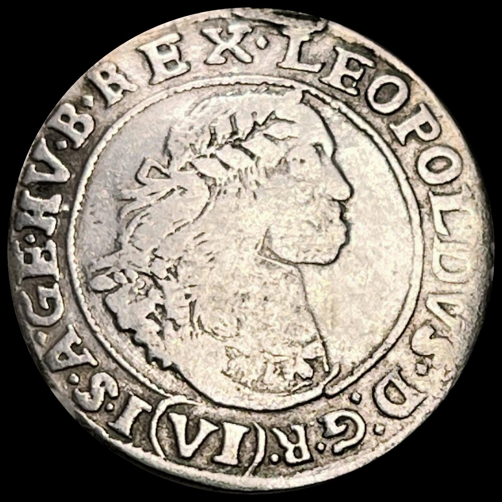 1669 Hungary Silver Coin NEARLY UNCIRCULATED: 1669 Hungary Silver Coin NEARLY UNCIRCULATED
