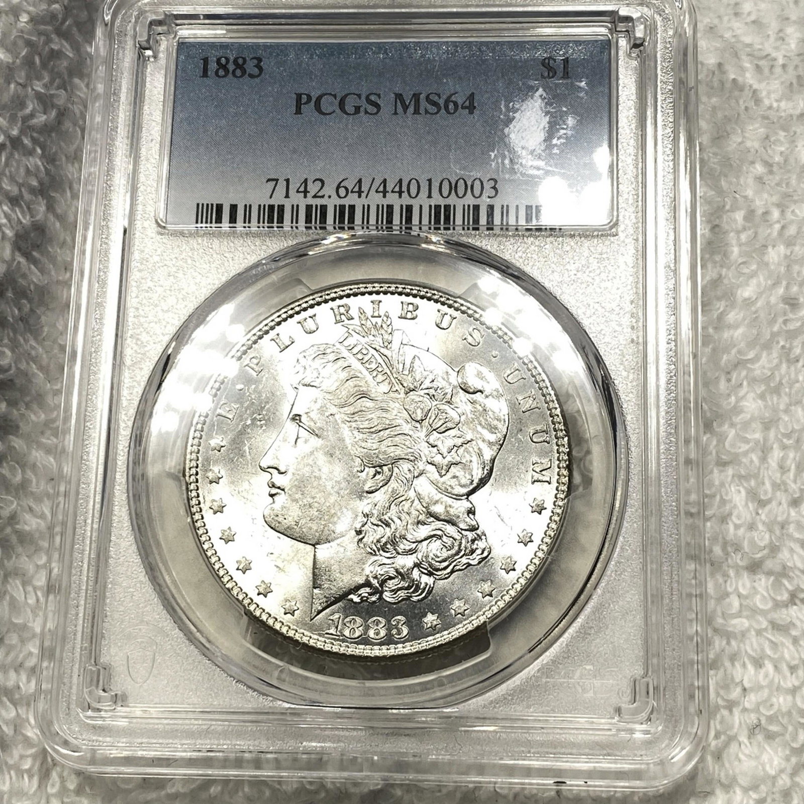 1883 Morgan Silver Dollar PCGS - MS64: 1883 Morgan Silver Dollar PCGS - MS64