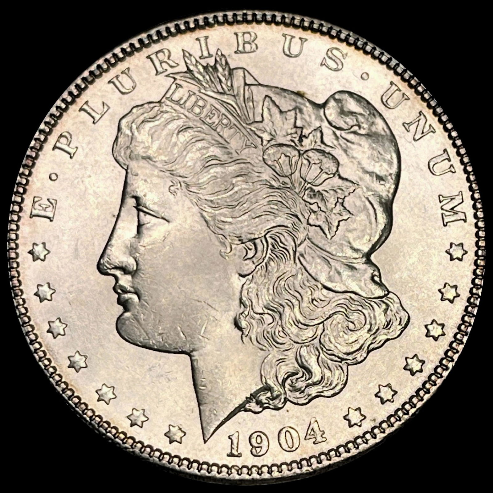 1904 Morgan Silver Dollar UNCIRCULATED: 1904 Morgan Silver Dollar UNCIRCULATED