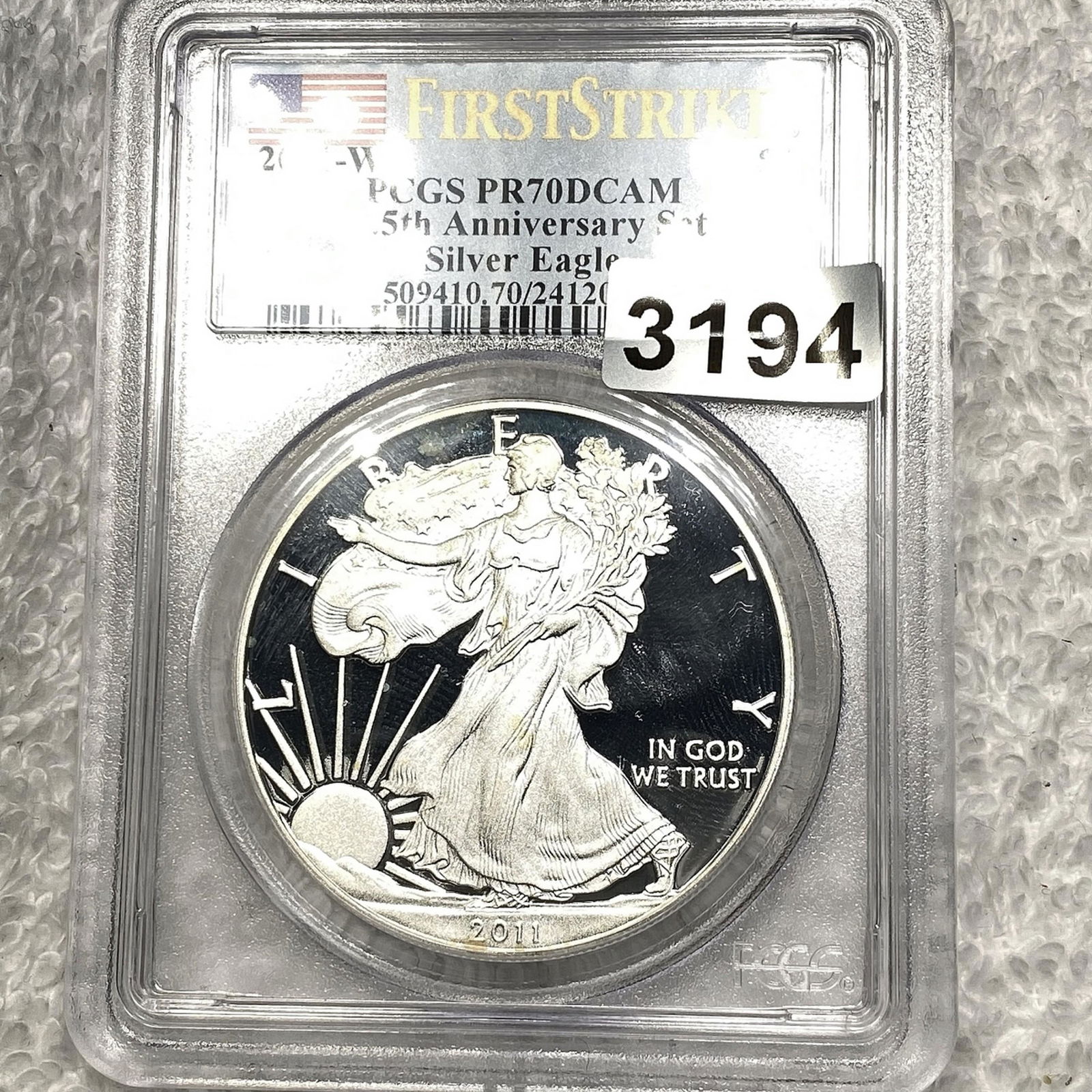 2011-W $1 Silver Eagle 25th Anniversary Set PCGS: 2011-W $1 Silver Eagle 25th Anniversary Set PCGS