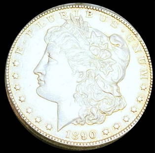 1890-CC Morgan Silver Dollar UNCIRCULATED: 1890-CC Morgan Silver Dollar UNCIRCULATED
