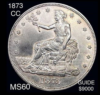 1873-CC Trade Silver Dollar UNCIRCULATED: 1873-CC Trade Silver Dollar UNCIRCULATED