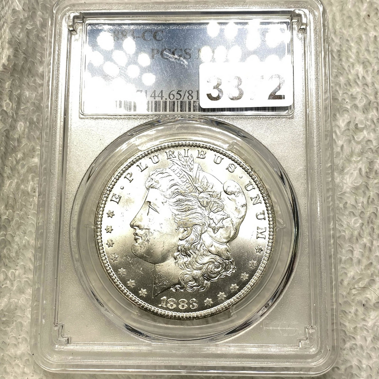 1883-CC Morgan Silver Dollar PCGS - MS65: 1883-CC Morgan Silver Dollar PCGS - MS65