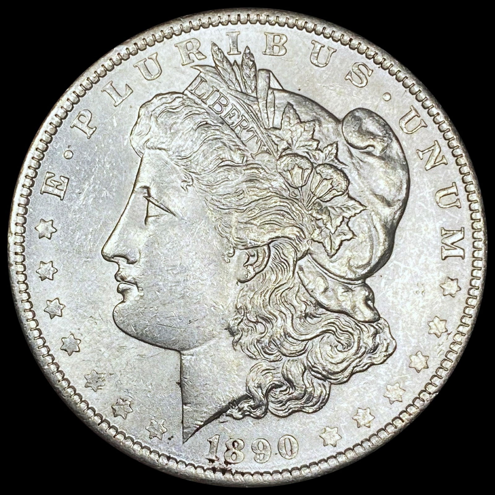 1890 Morgan Silver Dollar UNCIRCULATED: 1890 Morgan Silver Dollar UNCIRCULATED