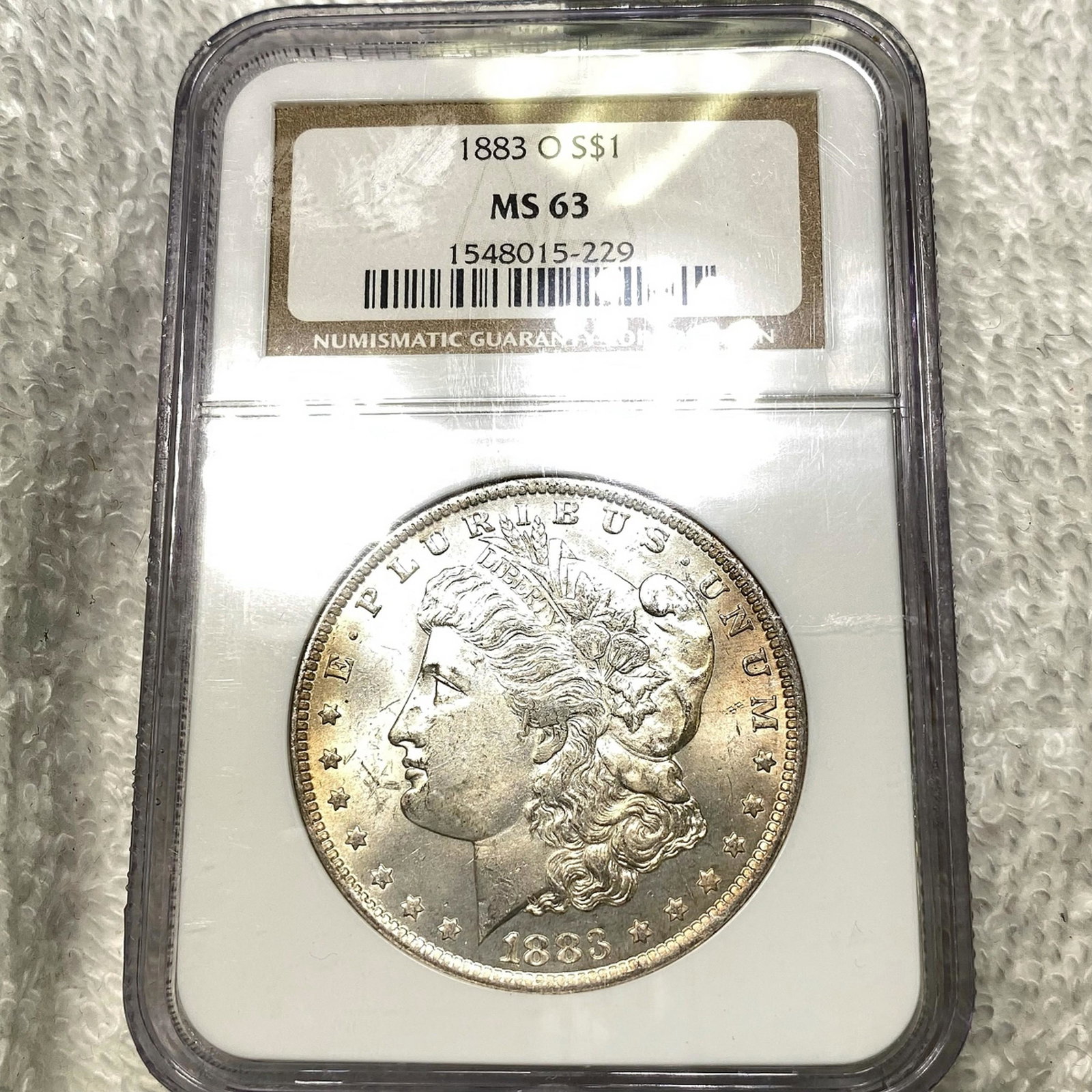 1883-O Morgan Silver Dollar NGC - MS63: 1883-O Morgan Silver Dollar NGC - MS63