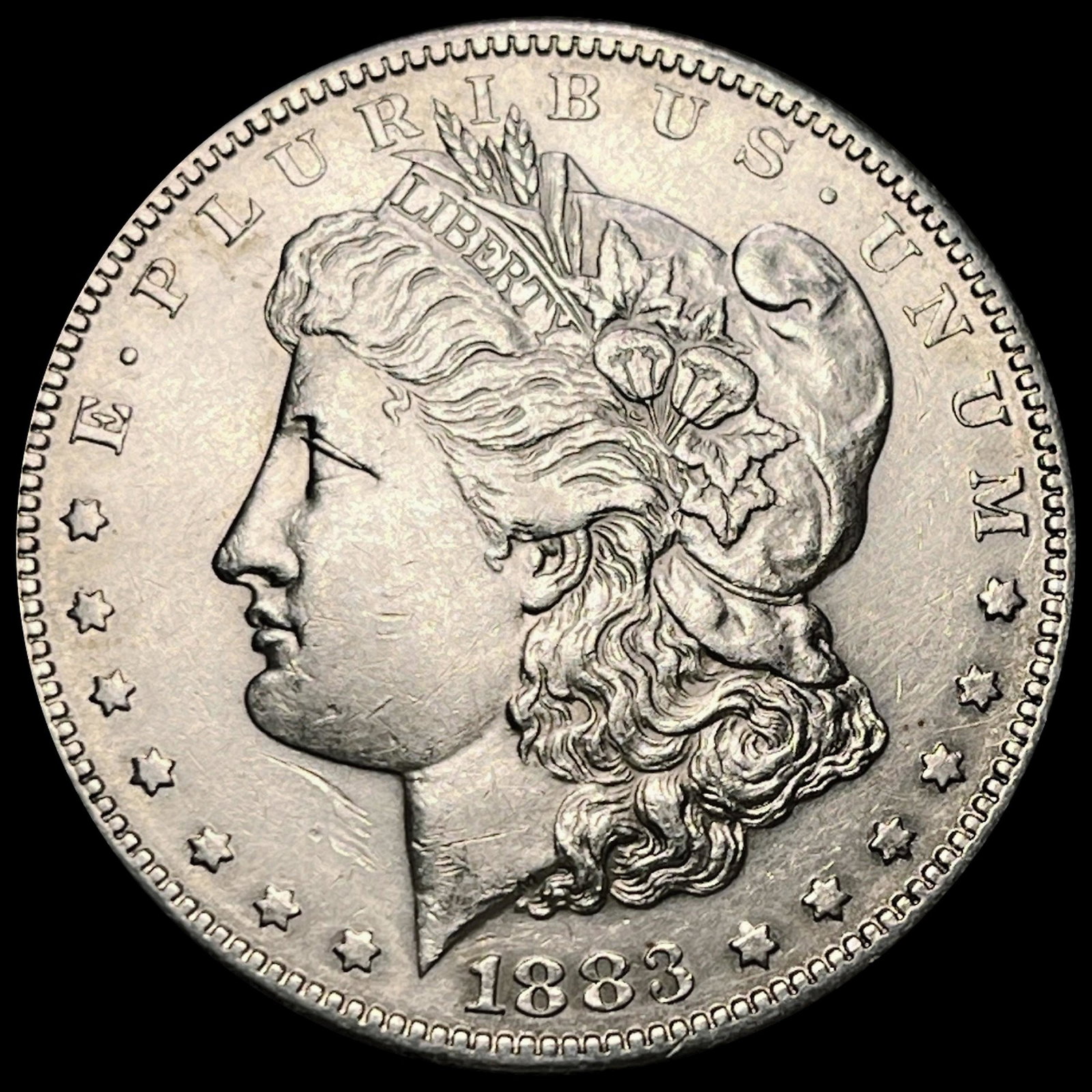 1883-S Morgan Silver Dollar CLOSELY UNCIRCULATED: 1883-S Morgan Silver Dollar CLOSELY UNCIRCULATED