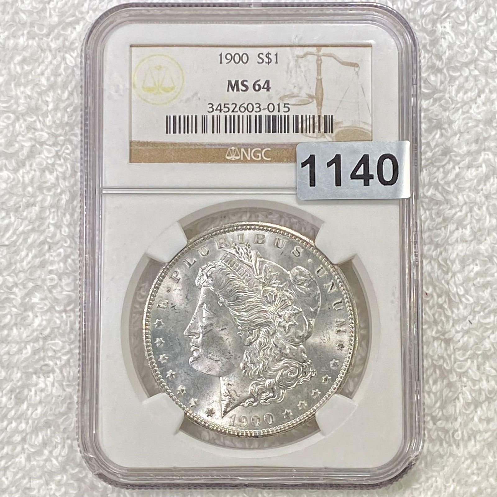 1900 Morgan Silver Dollar NGC - MS64 (1 of 2)