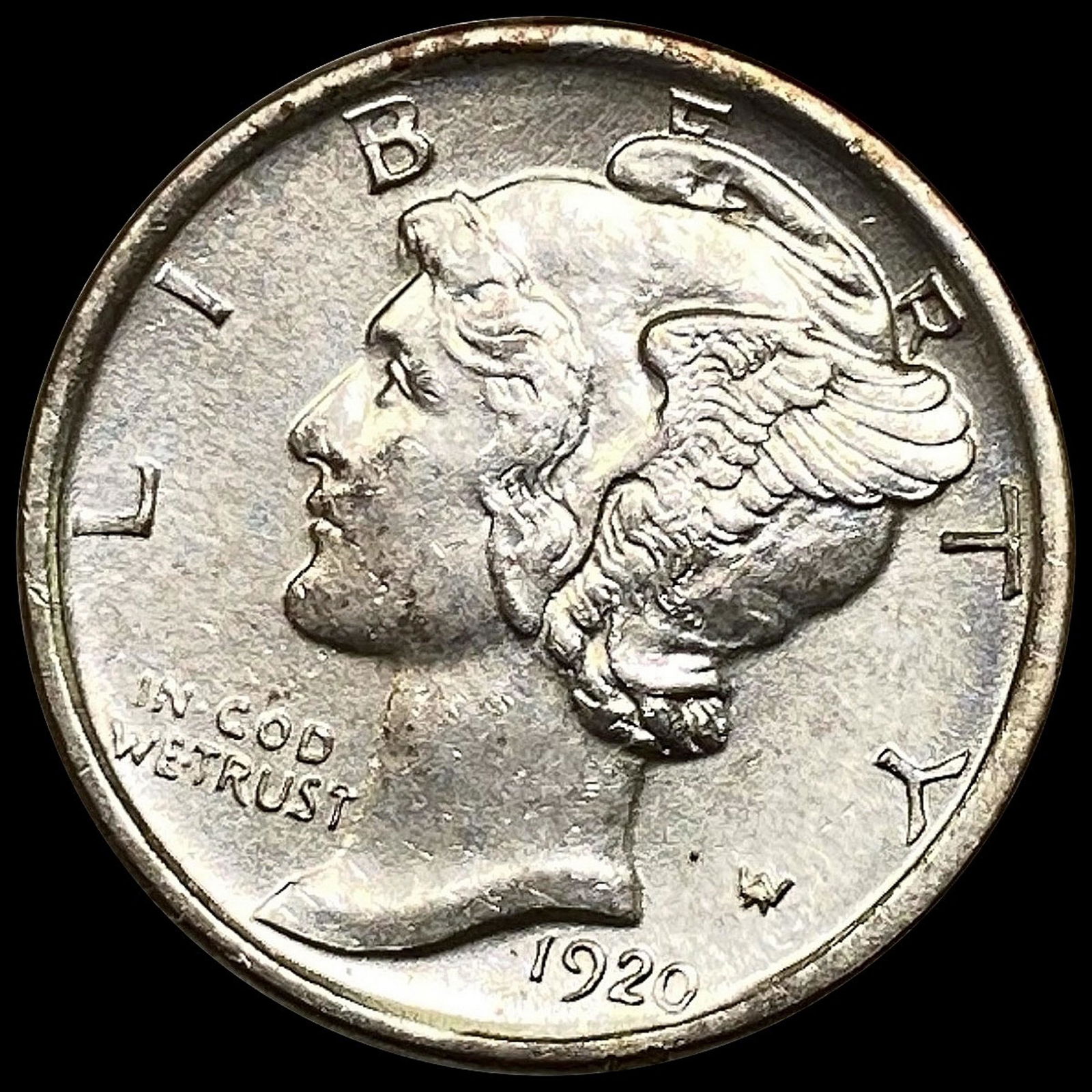 1920-D Mercury Dime UNCIRCULATED (1 of 2)