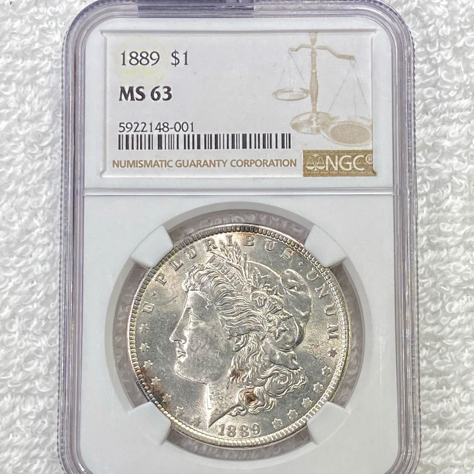 1889 Morgan Silver Dollar NGC - MS63 (1 of 2)
