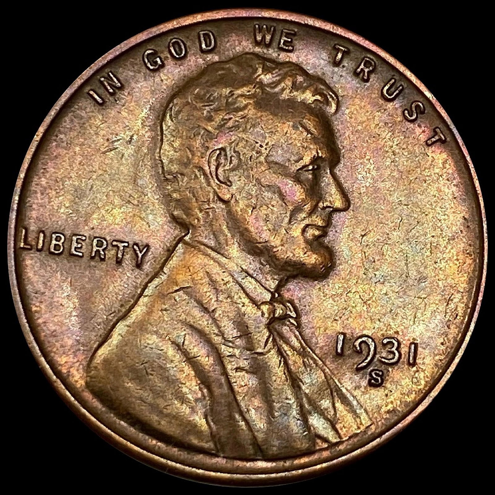 1931-S Wheat Cent CLOSELY UNCIRCULATED (1 of 2)