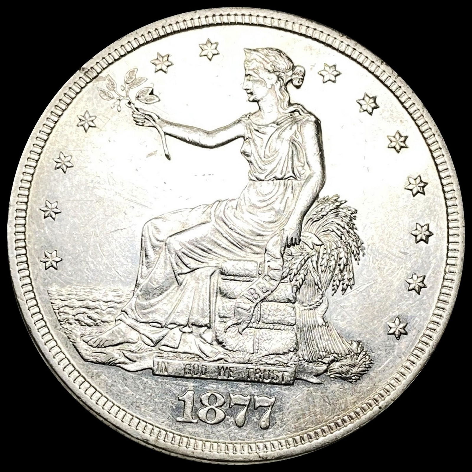 1877-S Silver Trade Dollar UNCIRCULATED (1 of 2)