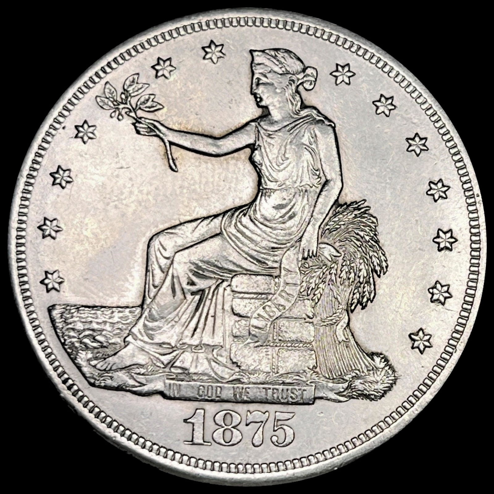 1875-S Silver Trade Dollar UNCIRCULATED (1 of 2)