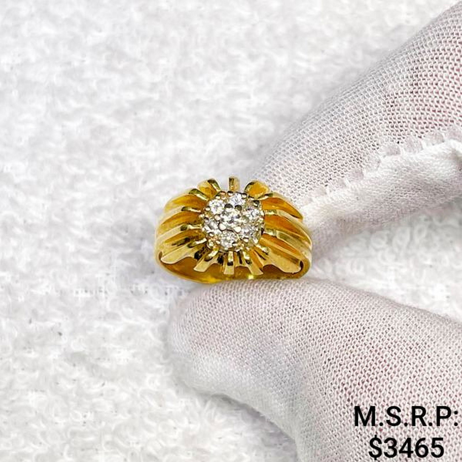 14kt Gold Diamond Ring, 4.1 DWT (1 of 2)