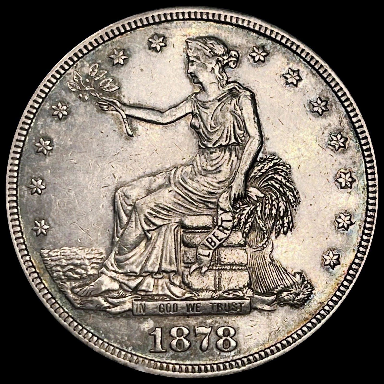 1878-S Silver Trade Dollar CLOSELY UNCIRCULATED (1 of 2)
