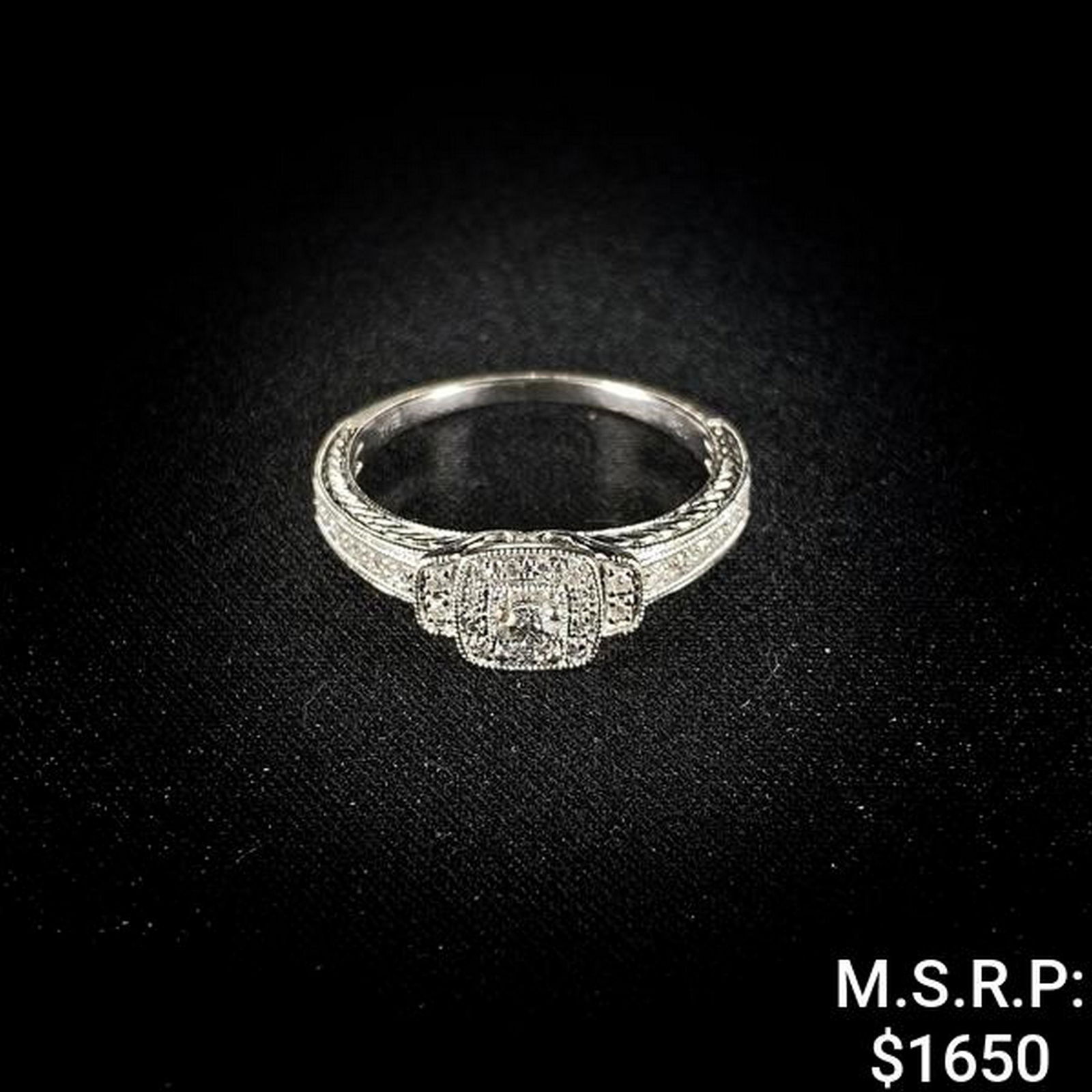 10kt Gold Diamond Ring, 2.1 DWT (1 of 2)