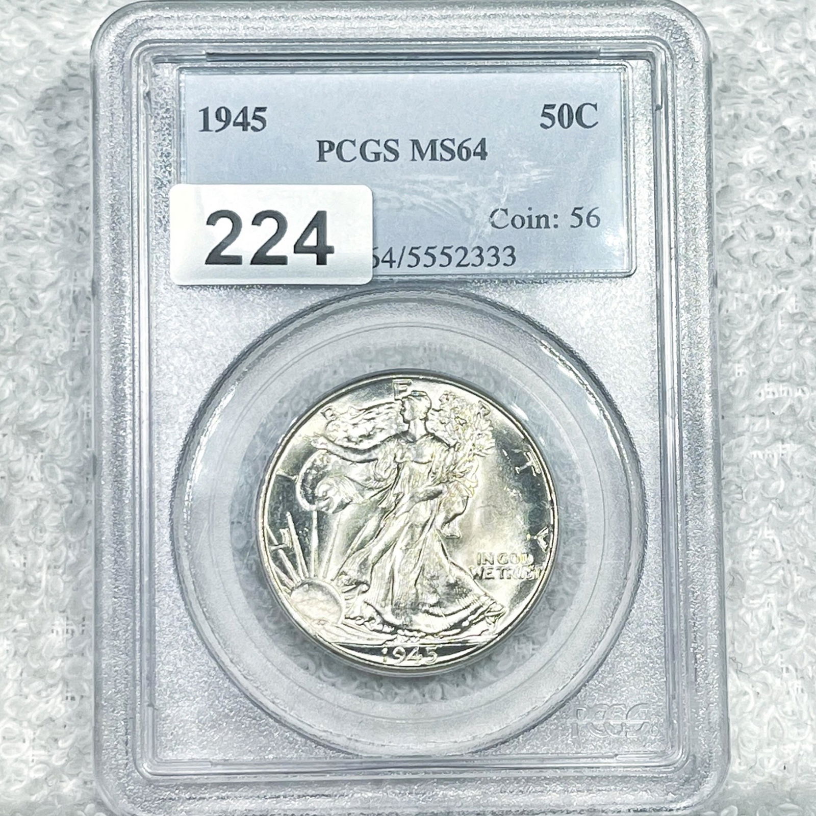 1945 Walking Liberty Half Dollar PCGS - MS64 (1 of 2)